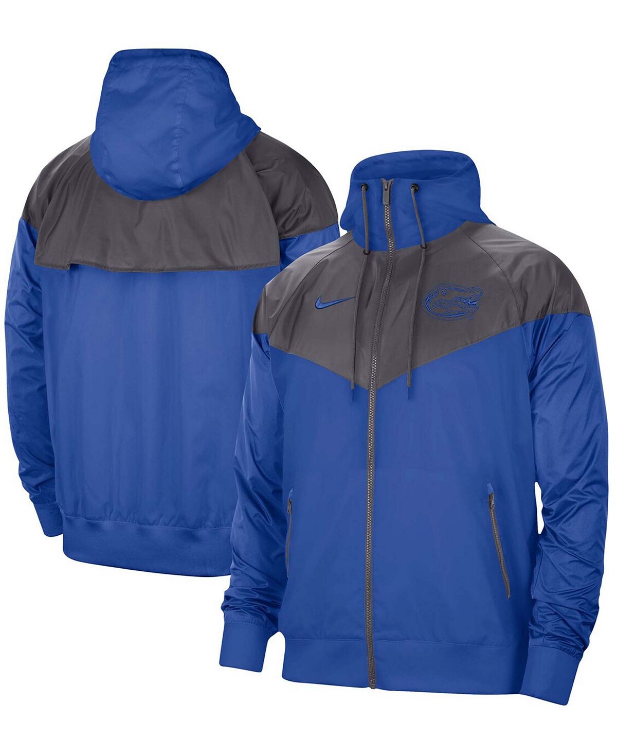 

Мужская куртка royal florida gators windrunner с капюшоном и регланами на молнии во всю длину Nike, Синий