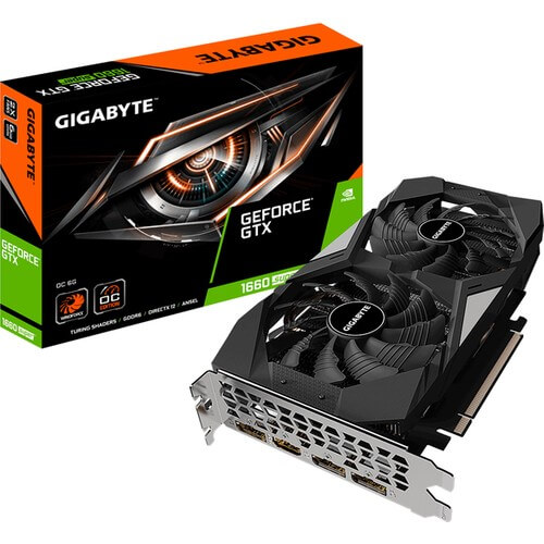 Видеокарта Gigabyte GeForce GTX 1660 SUPER 6 ГБ (GV-N166SOC-6GD) цена и фото