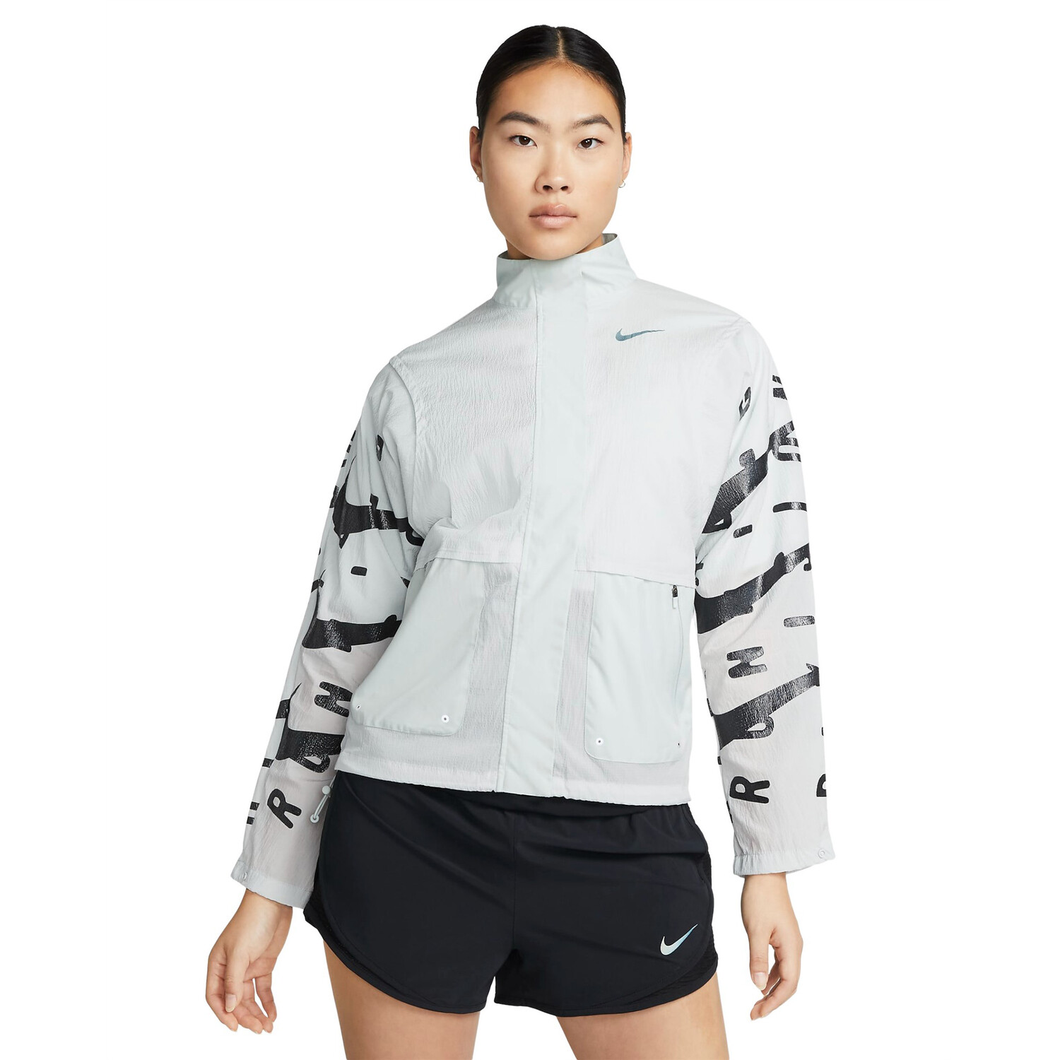 

Куртка Nike Therma-Fit Run Division, светло-серый