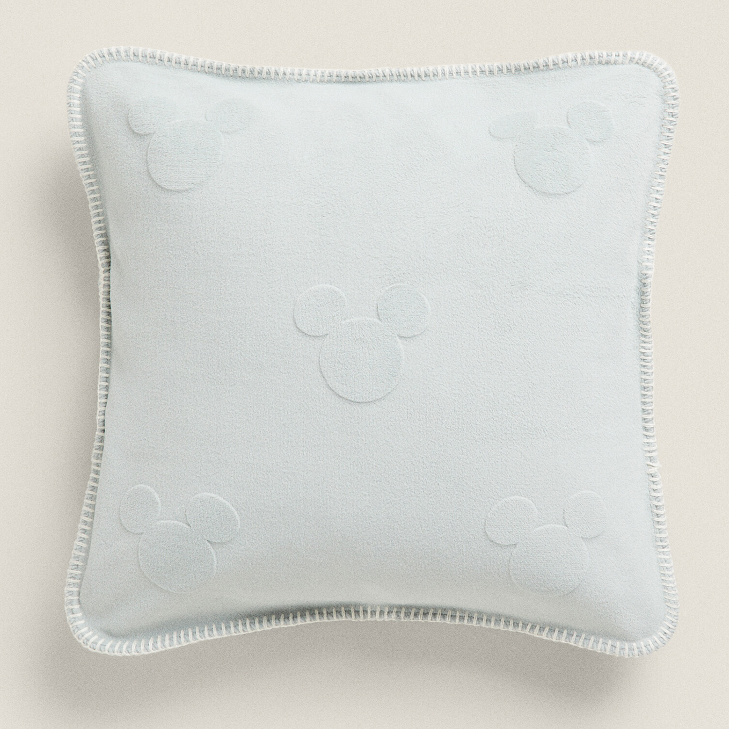 Флисовый чехол на подушку Zara Home Mickey Mouse Disney, небесно-голубой сумка на плечо для девочек с изображением микки мауса из диснея