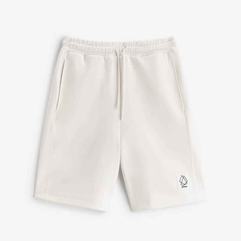 

Шорты Zara Jogger Bermuda With Label, белый