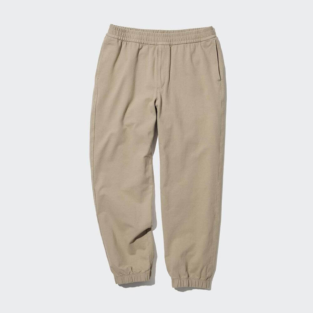 

Брюки Uniqlo Washed Jersey Jogger, бежевый