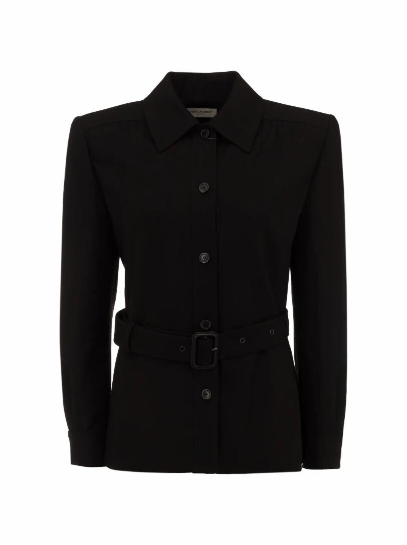 

Шерстяная рубашка Saint Laurent