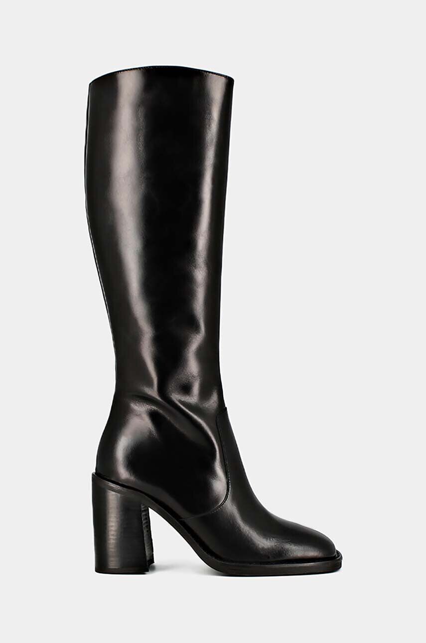 

Кожаные сапоги Jonak ОТ CUIR, черный