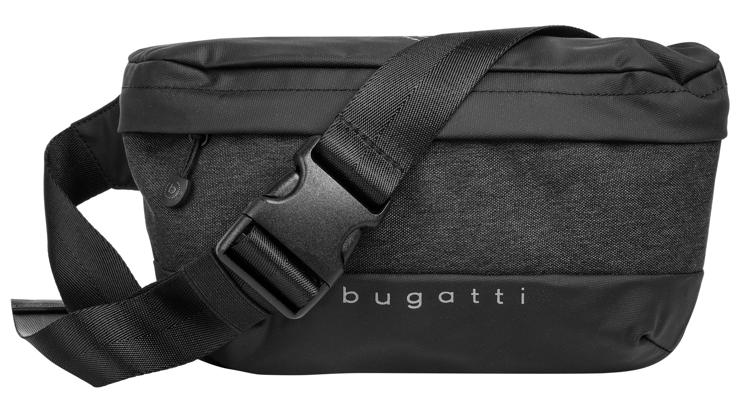Сумка через плечо Bugatti Gürteltasche UNIVERSUM, черный черный мужской рюкзак universum трансформируемый в сумку через плечо bugatti черный