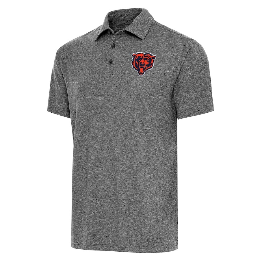 

Поло с коротким рукавом Antigua Chicago Bears, черный