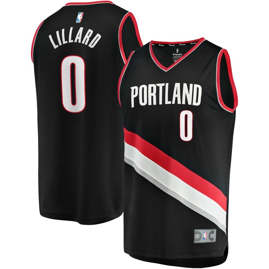 

Джерси Fanatics Branded Portland Trail Blazers, черный