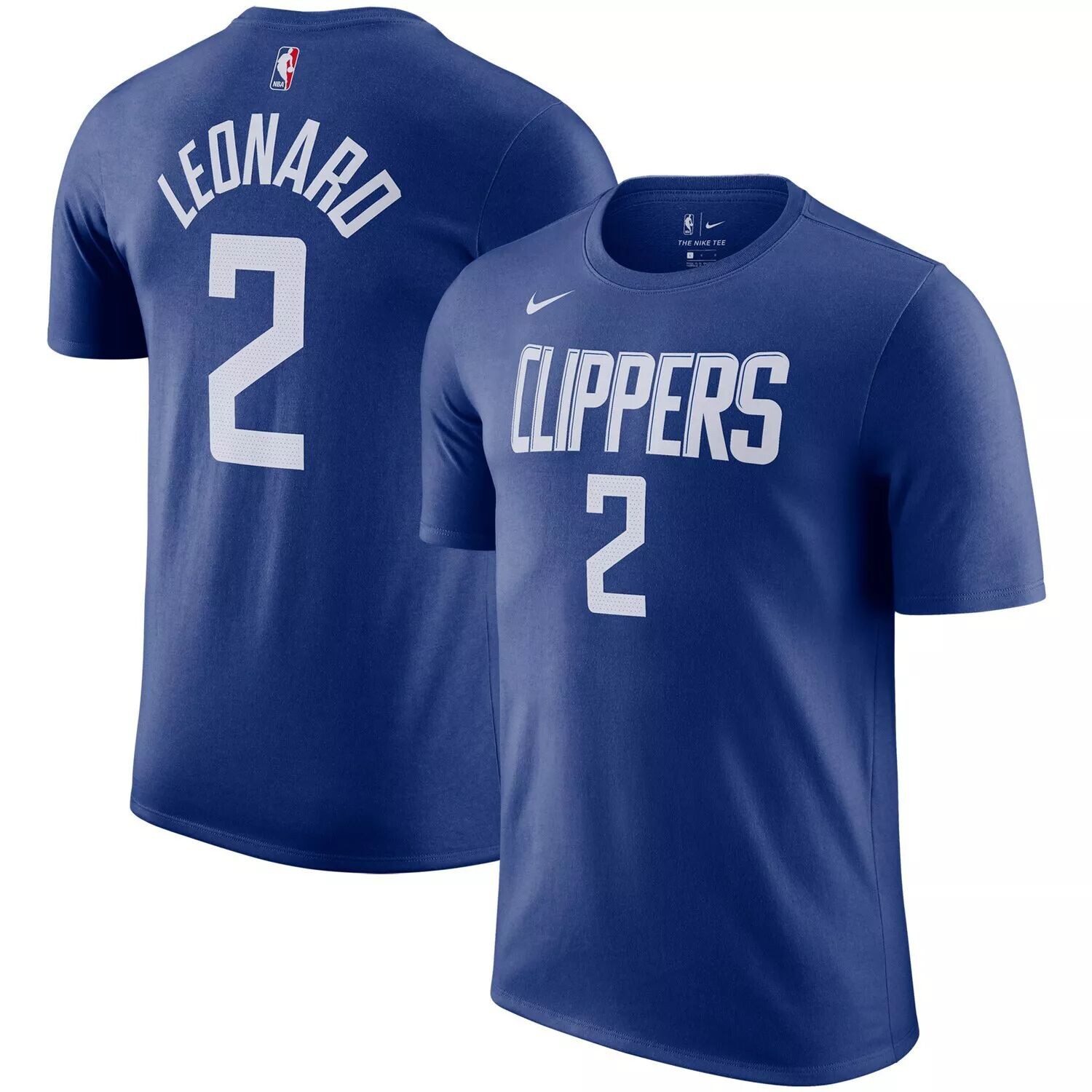 

Мужская футболка Kawhi Leonard Royal LA Clippers с именем и номером Nike
