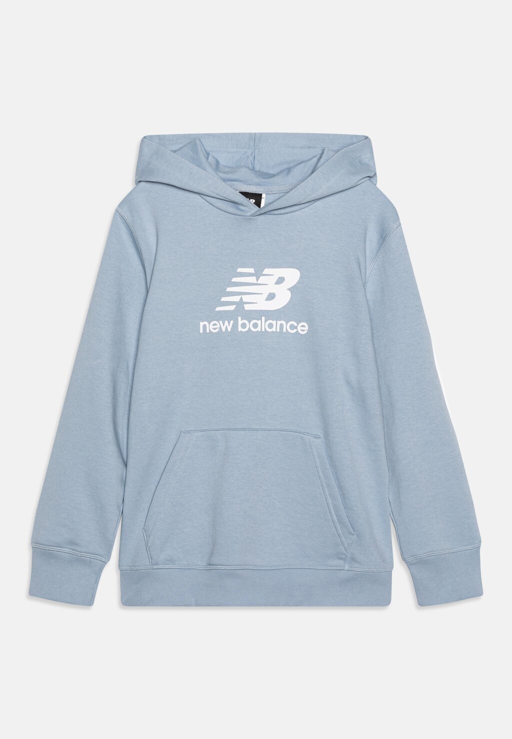 

Толстовка ESSENTIALS STACKED LOGO HOODIE UNISEX New Balance, Светло-синий