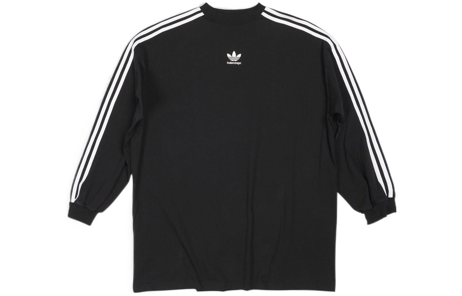 

Футболка мужская Balenciaga x Adidas Oversized L/S, черный