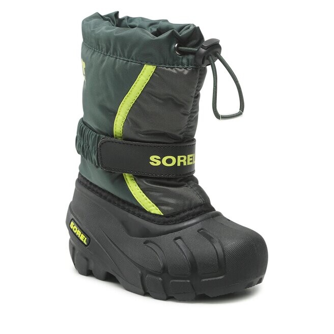 

Ботинки Sorel ChildrensFlurry, зеленый/черный