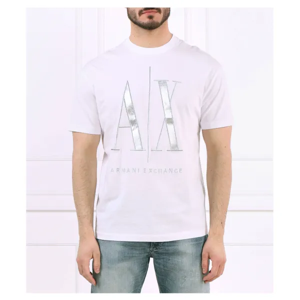 

Футболка стандартного кроя Armani Exchange, белый