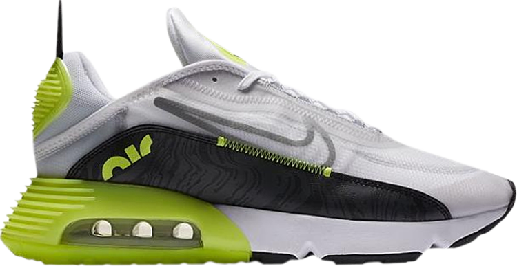 Nike air max on sale 2090 black white volt