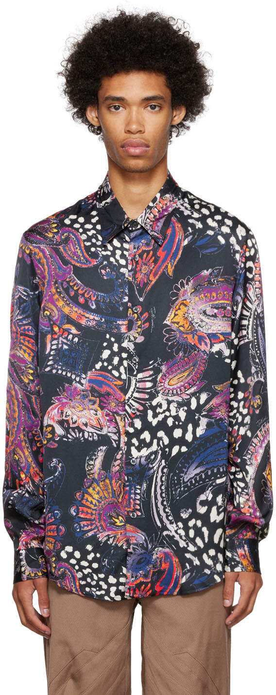 

Рубашка с многоцветным рисунком Just Cavalli