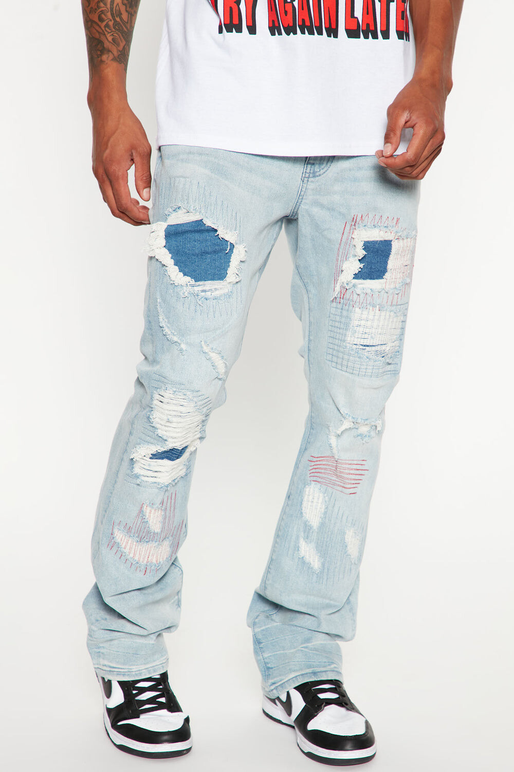 

Джинсы скинни Fashion Nova FNMH1067, синий