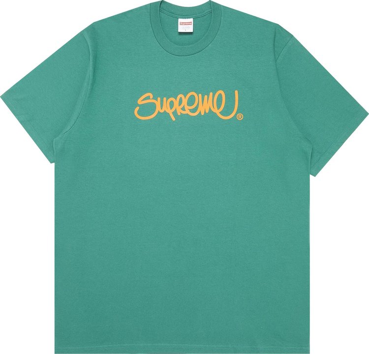 Футболка Supreme Handstyle Tee 'Light Pine', зеленый футболка supreme manhattan tee light pine зеленый