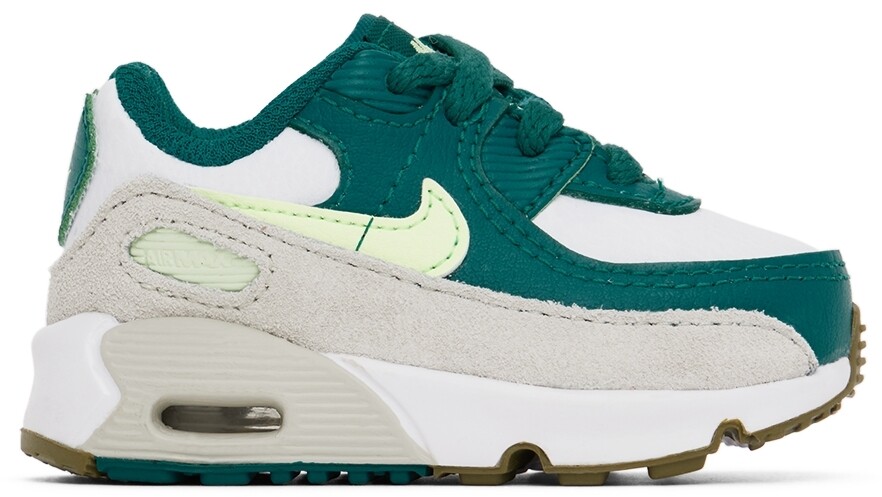 

Детские зелено-белые кроссовки Air Max 90 LTR Nike