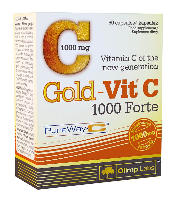 Olimp Gold-Vit C Forte витамин С в капсулах, 60 шт. витамин в в капсулах pharmovit clean label b vit max 60 шт