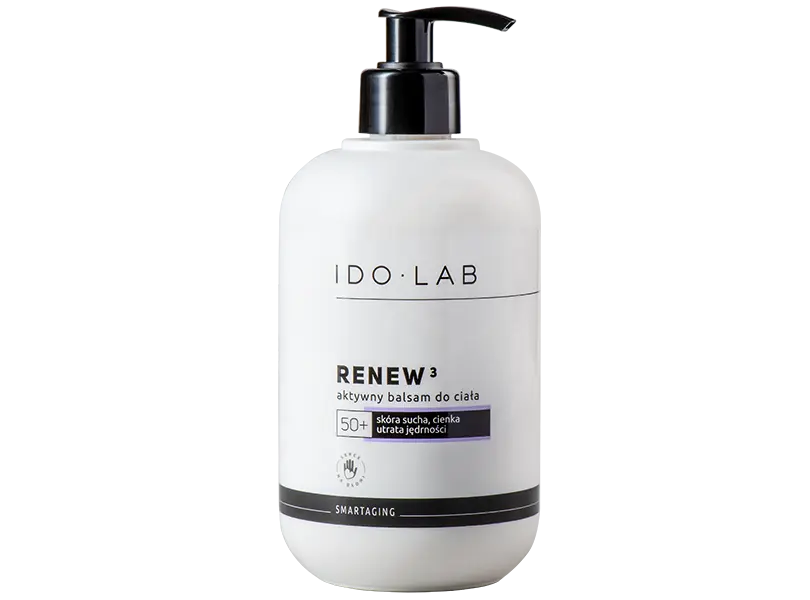 

Ido Lab Renew3 интенсивно увлажняющий активный бальзам для тела для зрелой кожи 50+, 500 мл
