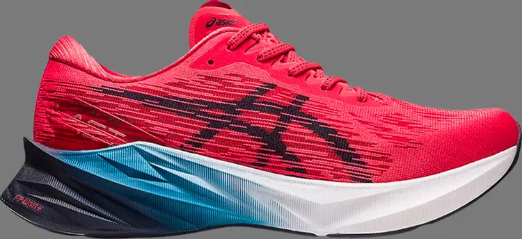 

Кроссовки novablast 3 'electric red midnight' Asics, красный