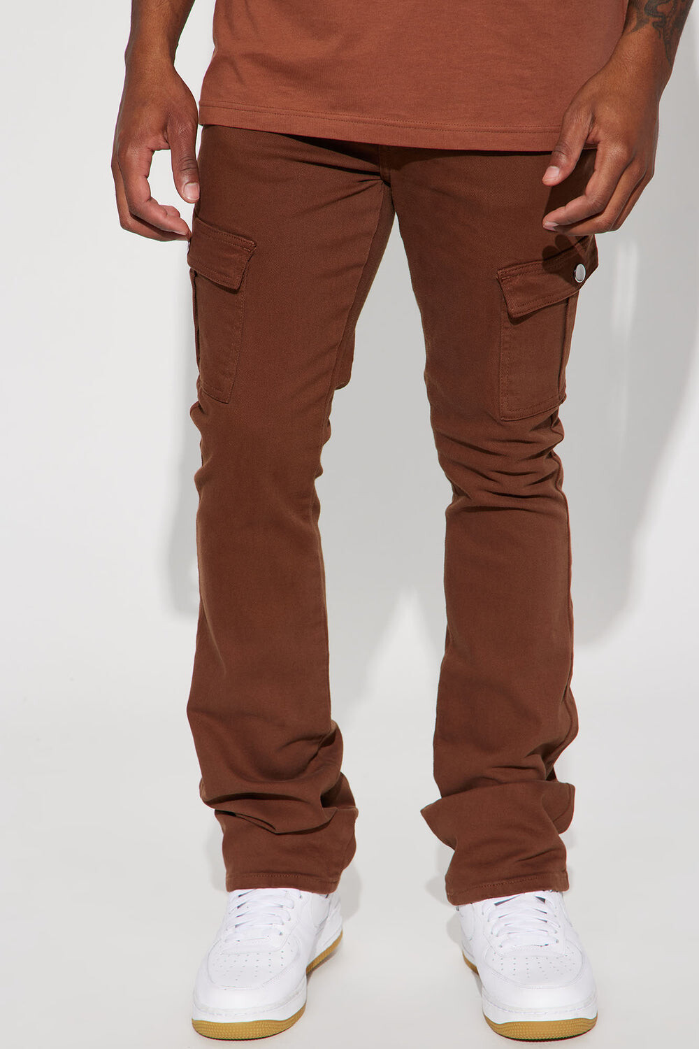 

Брюки скинни Fashion Nova FNMK413, коричневый
