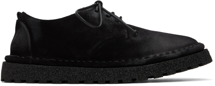

Черные дерби Gomme Nubuck Sanscripa Marsèll, Черный