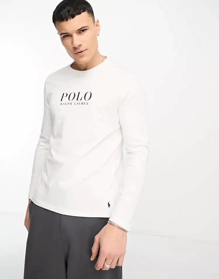

Футболка с длинным рукавом Polo Ralph Lauren, белый