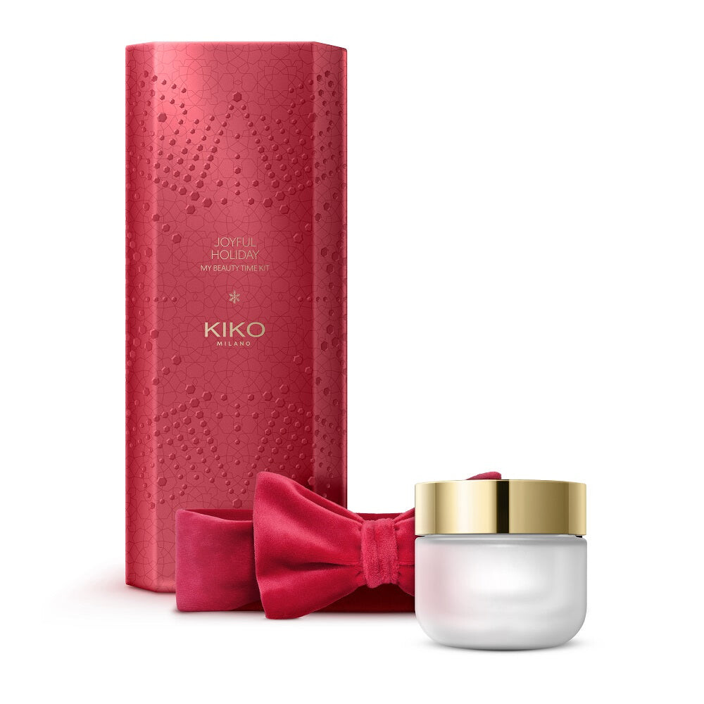 

KIKO Milano Joyful Holiday My Beauty Time Kit набор осветляющая маска для лица 50мл + повязка на голову 1шт