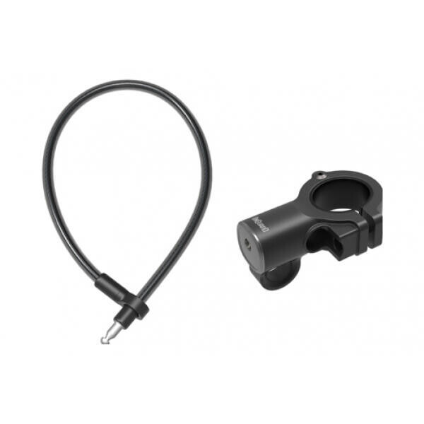 

Противоугонное устройство Onguard E Scooter Cable Key Lock 120cmx12mm, черный / черный / черный