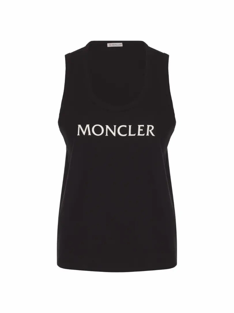 

Хлопковый топ с логотипом Moncler