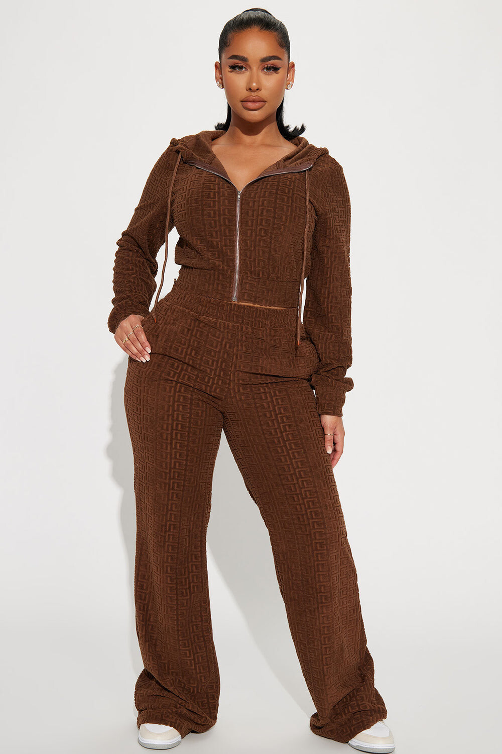

Брюки Fashion Nova AIC7785A, коричневый