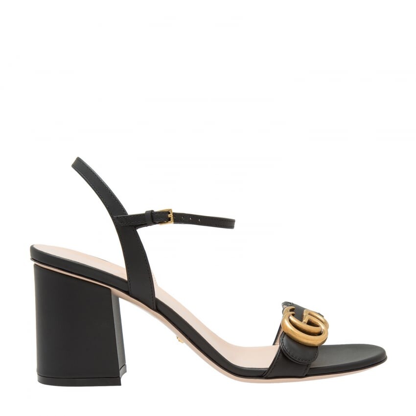 

Сандалии GUCCI Marmont sandals, черный