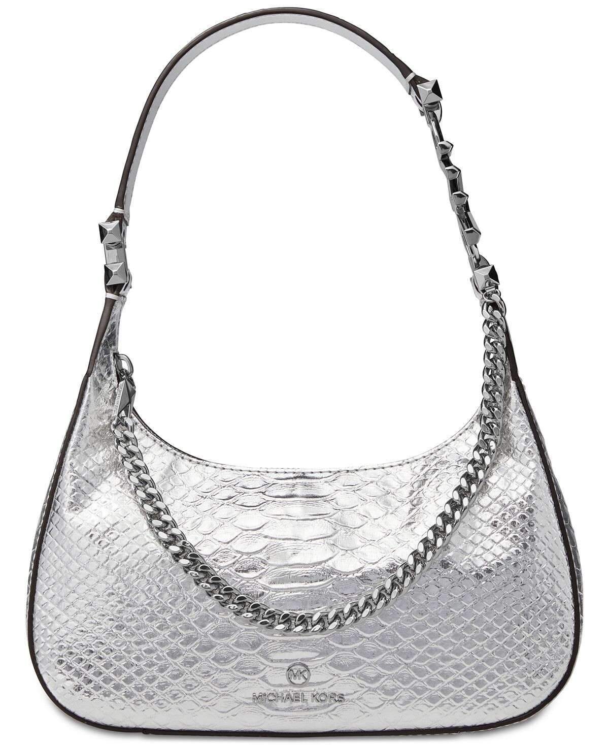 

Маленькая сумка пайпер Michael Kors, серебряный