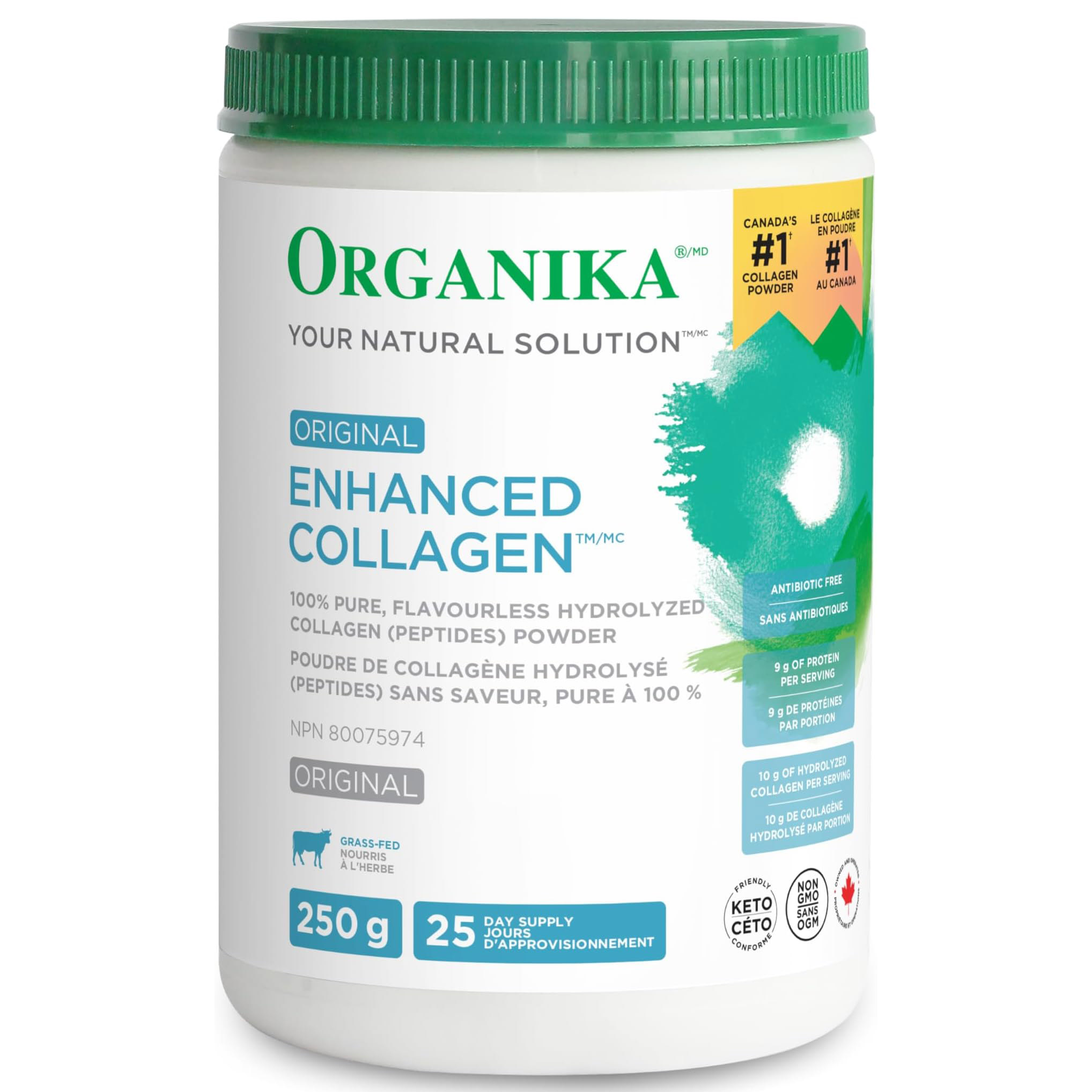 Коллаген Organika Enhanced, 250 гр organika электролиты и улучшенный коллаген пикантные ягоды лимона 360 г 12 7 унции