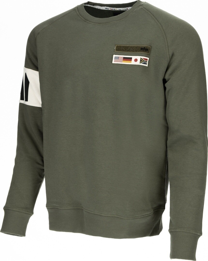 

Рубашка Alpha Industries STP свитерная, камуфляжная