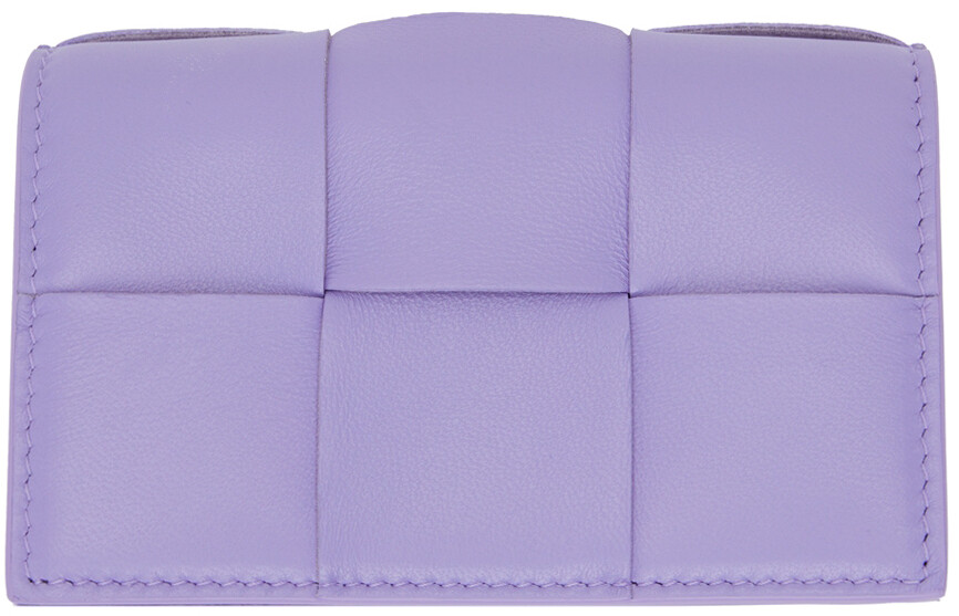 

Фиолетовый футляр для визиток Bottega Veneta