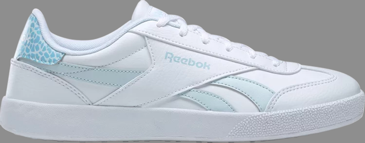 

Кроссовки wmns vector smash 'animal print - white glass blue' Reebok, белый