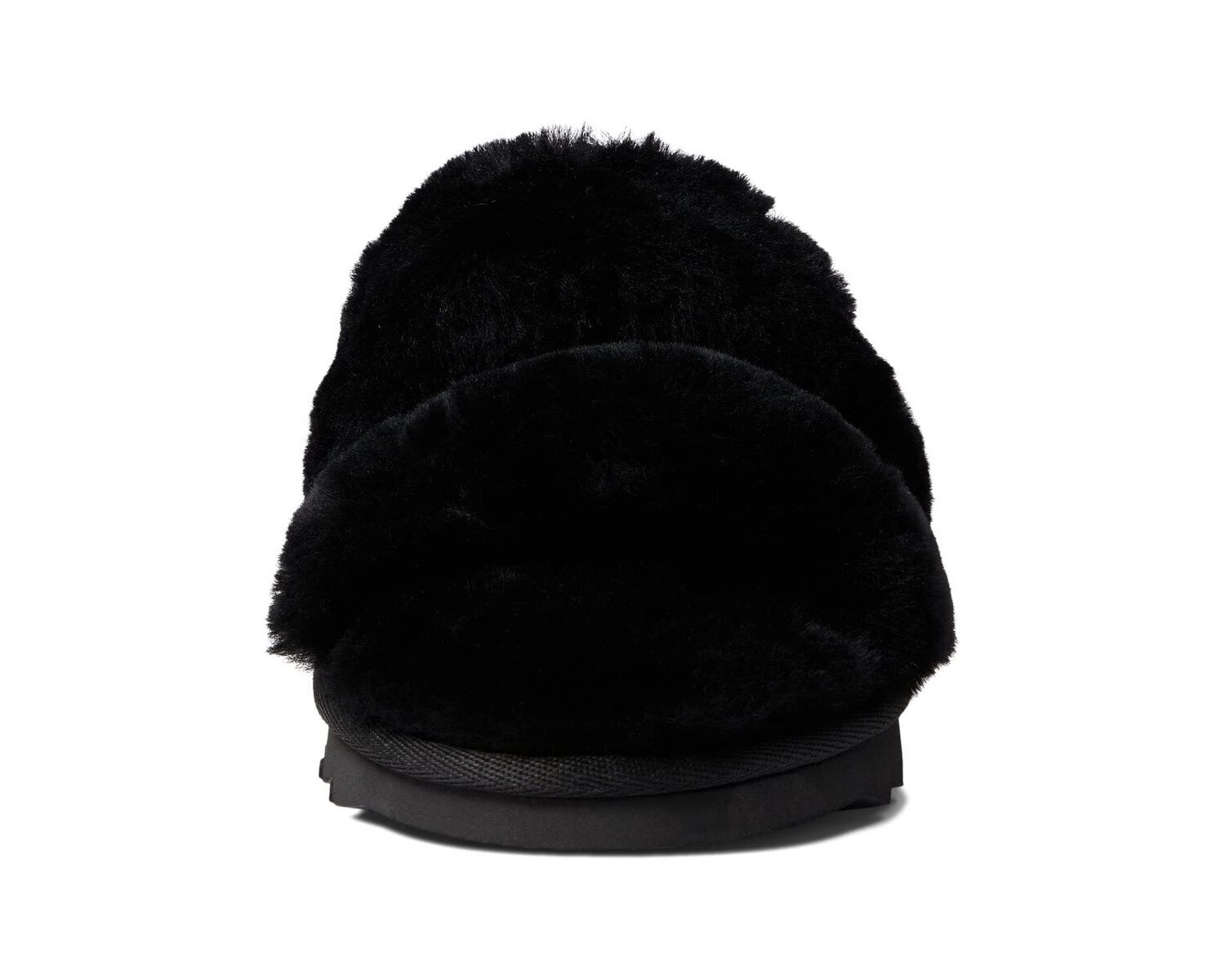 

Слипперы Benalla Shearling Double Band Slide FIRESIDE by Dearfoams, черный