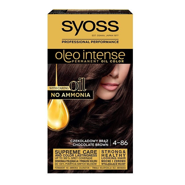 

Syoss Стойкая краска для волос Oleo Intense с маслами 4-86 Шоколадно-коричневый