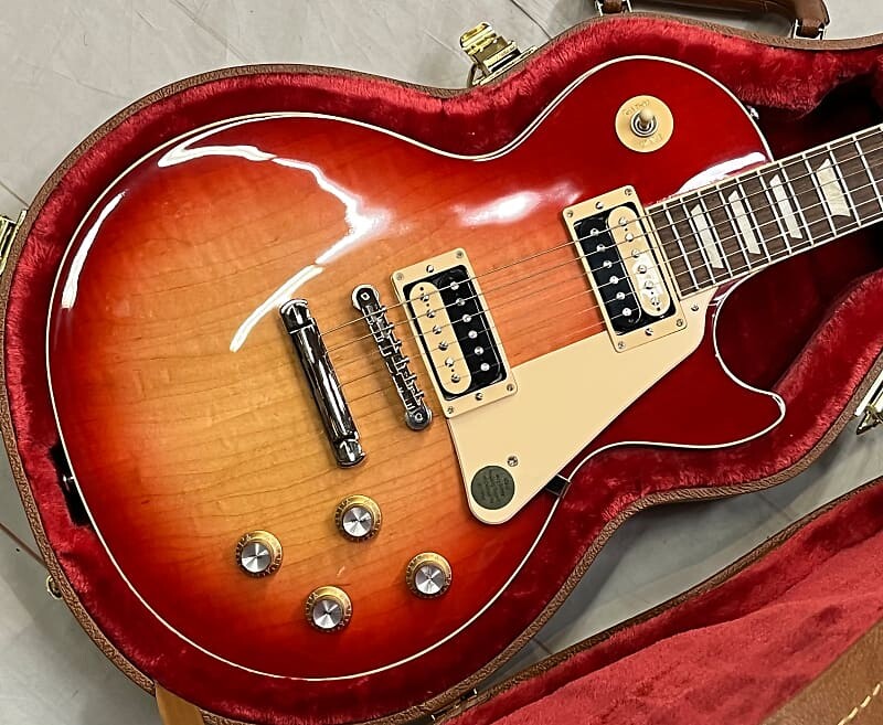 

Gibson Les Paul Classic 2022 Heritage Cherry Burst с футляром Новые неигранные Auth Dealer 9lbs 13oz #0270