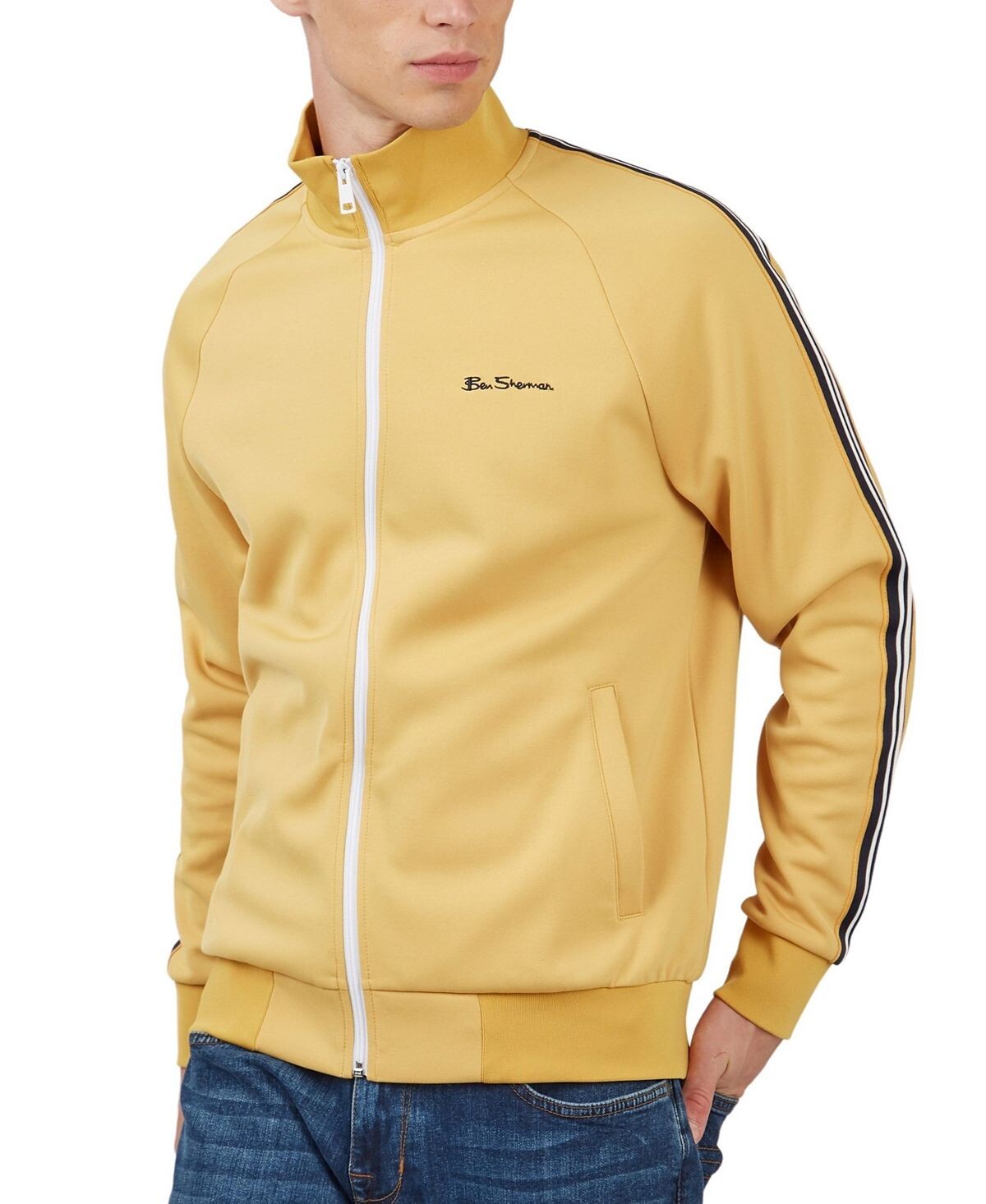 

Мужская спортивная куртка с молнией во всю длину Ben Sherman, Желтый