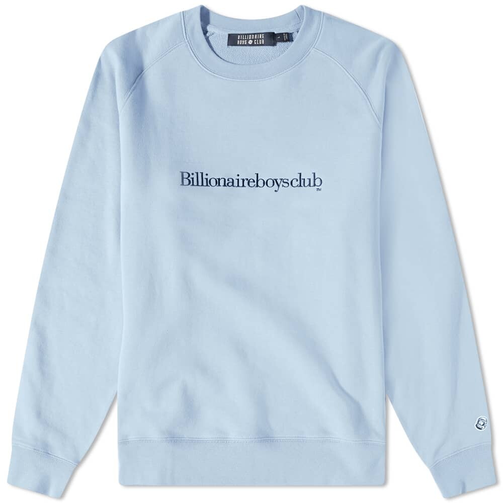 

Толстовка Billionaire Boys Club Serif Logo Crew Sweat, Синий