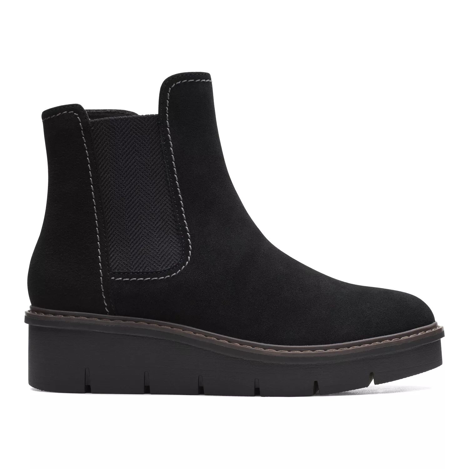 

Женские замшевые ботинки челси Clarks Airabell Move Clarks, черный