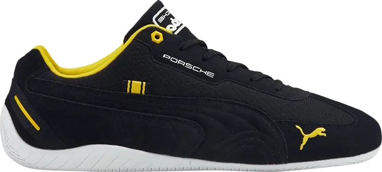 

Кроссовки Puma Porsche Legacy x Speedcat, черный/желтый/белый