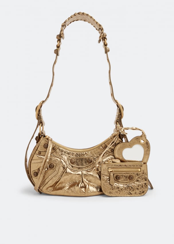 Сумка BALENCIAGA Le Cagole XS shoulder bag, золотой