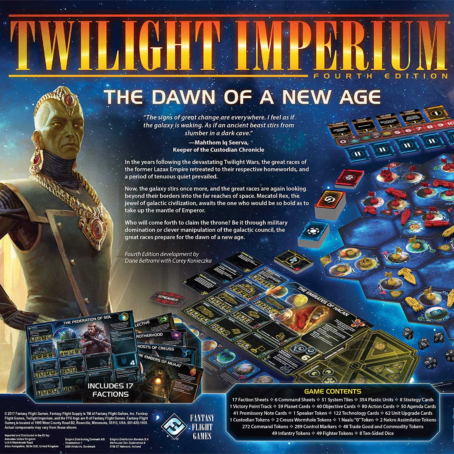 Настольная игра Fantasy Flight Games: Twilight Imperium 4th Edition –  заказать из-за границы с доставкой в «CDEK.Shopping»