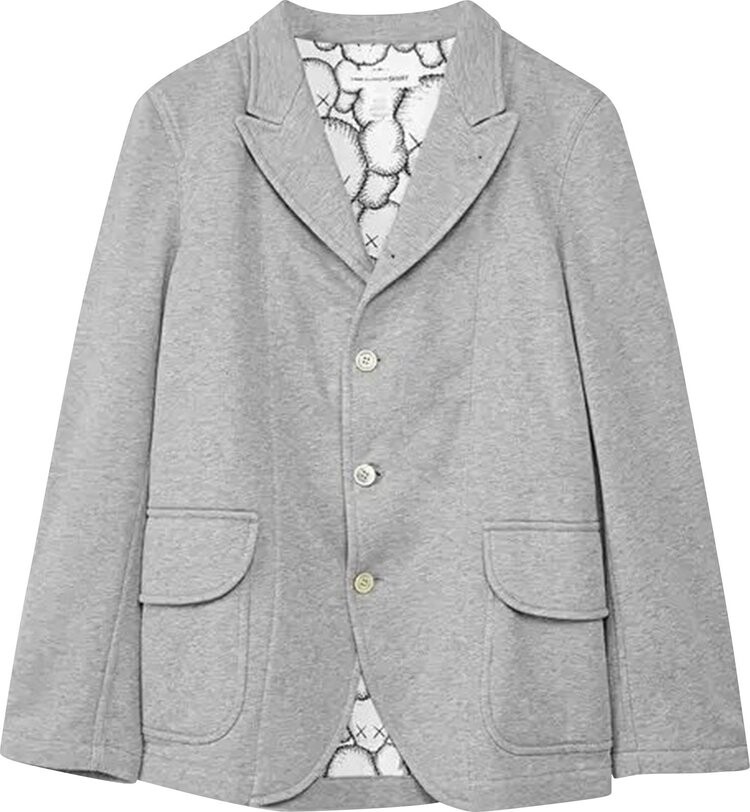 

Рубашка Comme des Garçons SHIRT Single Breasted Tailored Blazer 'Grey', серый