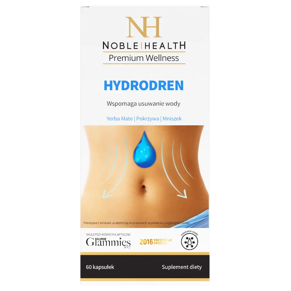 

Noble Health Hydrodren биологически активная добавка для людей, желающих вывести из организма лишнюю воду, 60 капсул/1 упаковка.