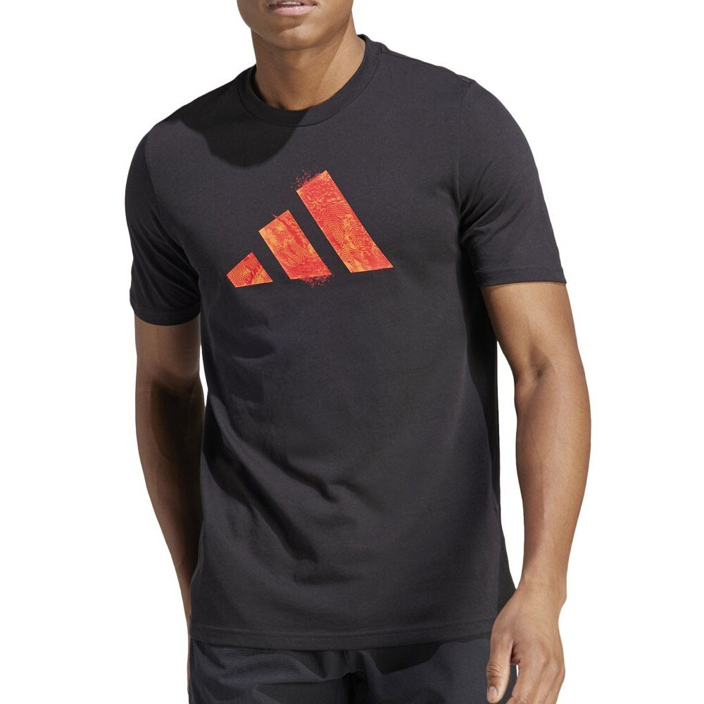 

Футболка Adidas Aeroready Lorand Garros Graphic, черный