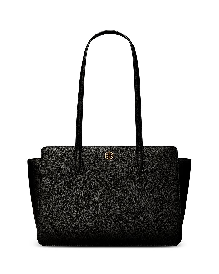 

Маленькая большая сумка-тоут Robinson с галькой Tory Burch